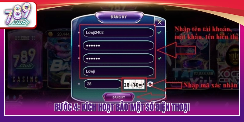 Xác thực và kết nối số điện thoại cá nhân